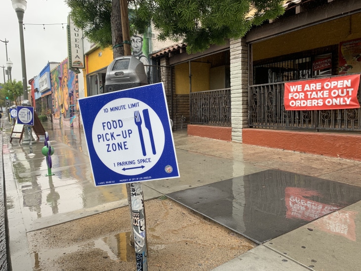 Parking Transformed Into Pickup Zone